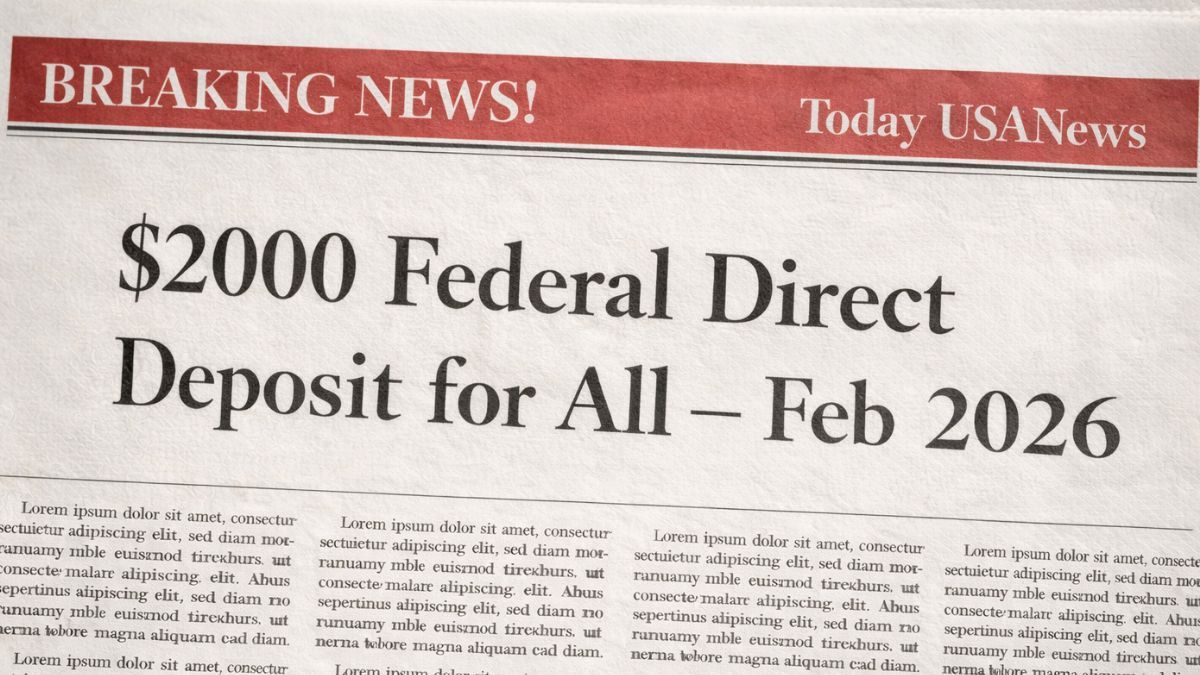 $2,000 Direct Deposit Program February 2026: What to Know