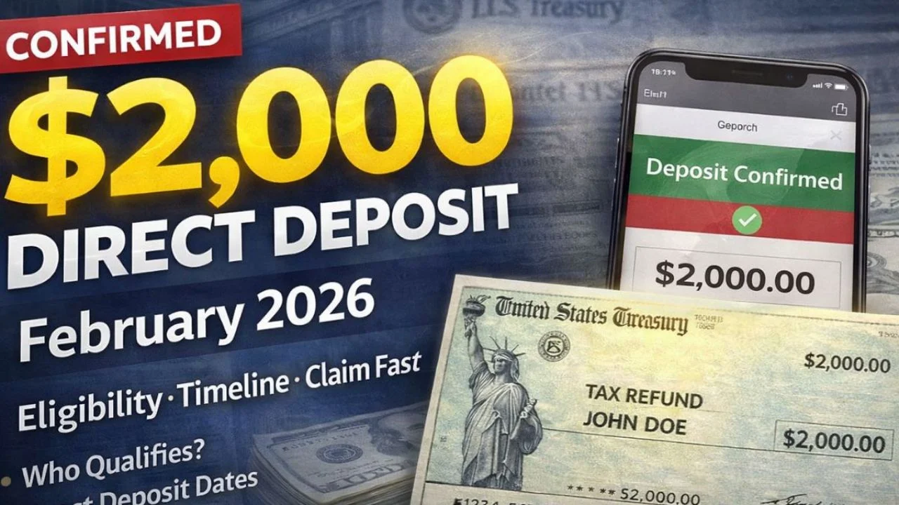 IRS Confirms $2,000 Direct Deposit for February 2026