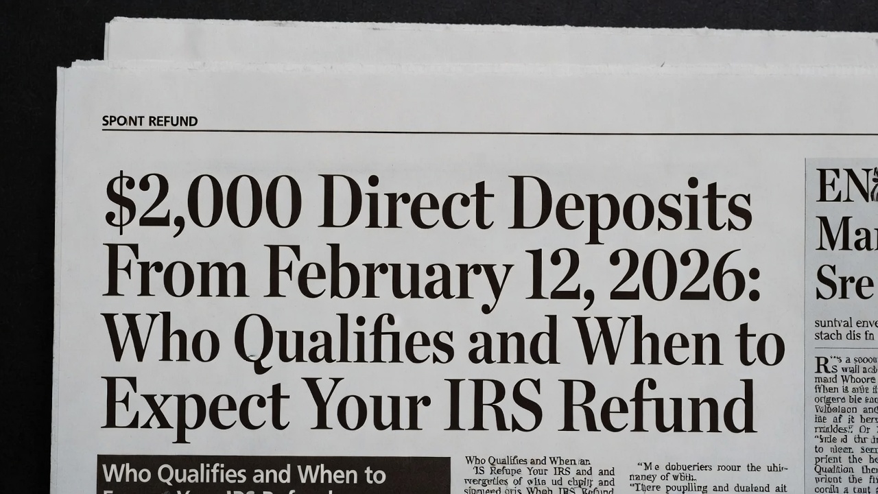 $2,000 Direct Deposits From February 12